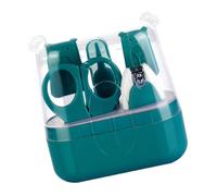 Gatuida Nail Clippers per Ragazzo Ragazza con Lama Sicura e Manico Ergonomico Kit Cura Unghie Rifinitore Unghie Portatile e Leggero Accessori Utili per Manicure Infanti Verde