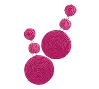 Gatuida Orecchini in Rafia e Rattan Da Spiaggia Per Donna, Stile Boho, Leggeri e Resistenti, Accessori Estivi Alla Moda Per Ragazze Adolescenti, Per Vacanze e Eventi All’aperto