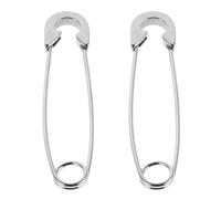 Gatuida Orecchini Spilla di Sicurezza Punk in Acciaio Titanio da Uomo e Donna Perni Giganti Resistenti Design Leggero e Versatile Gioielli Unisex per Abbigliamento Casual e Streetwear