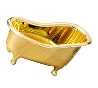 Gatuida Organizer Cosmetici Forma Vasca da Bagno in Plastica Resistente Portatrucchi e Pennelli con Scomparti Multipli per Bagno e Scrivania Contenitore Decorativo per Accessori di