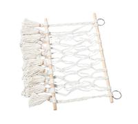 Gatuida Organizer Parete in Macramè per Giocattoli e Peluche Rete Oggetti Bohemien per Cameretta Decorazione Semplice e Funzionale per Giochi e Nursery