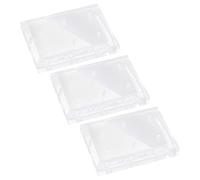 Gatuida Organizer Rettangolare per Punte Trapano Unghie in Acrilico Trasparente 6 Fori, Supporto Portautensili per Manicure e Salone di Bellezza, Custodia Durevole per Strumenti da