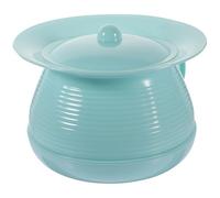 Gatuida Orinatoio Portatile in Plastica con Manico e Coperchio, e Uso Domestico, Resistente e Semplice da Pulire, Dimensioni 21x21x14cm