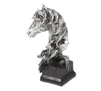 Gatuida Ornamento Tavolo Testa Cavallo Mini in Resina Realizzato a Mano Decorazione Casa Unica per Scrivania e Libreria Idea Regalo Creativa Colore Casuale Colore Casuale