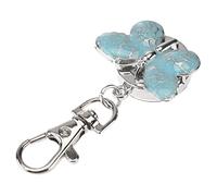 Gatuida Orologio da Portachiavi al Blu Pendente a di Cartone Animato Portatile Clip Sospesa per Studentesse e Facile da Leggere 1 Pezzo