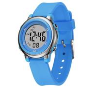 Gatuida Orologio Elettronico LED per Studenti Blu da Polso | Lettura Facile al Buio, Adatto per Sport e Tempi, Regalo Economico per Ragazzi
