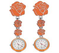 Gatuida Orologio Tasca Orologio Tasca Per Le Rose Per Le Orologio Donna Vigilanza Risvolto Delle Orologio Clip In Lega Orologi Tasca Fob Risvolto