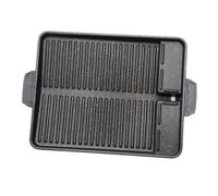 Gatuida Padella Grill Quadrata in Alluminio con Rivestimento Antiaderente Superficie Testurizzata per Cottura Uniforme Resistente e Facile da Pulire Design Compatto per Barbecue e