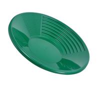 Gatuida Padella Mineraria Portatile in Plastica Verde con Scanalatura Profonda per Prospezione All'aperto e Attività Ricreative di Ricerca Dell'oro Manuale