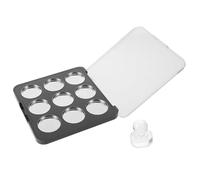 Gatuida Palette Magnetica per Trucco Vuota 9 Scomparti da 26,5 Mm con Specchio, Custodia Portatile Ricaricabile in Metallo per Ombretti, Rossetto e Fard, Organizer Compatto per Viaggi