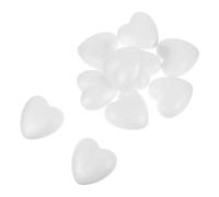 Gatuida Palline a Forma Cuore in Polistirolo 10 Pezzi per Decorazioni Fai da Te Matrimonio e Natale 6 Cm Cuori per Lavoretti e Progetti Artistici