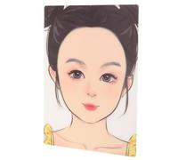 Gatuida Pannello per Esercizio Pittura Viso Riutilizzabile in Plastica Durevole per Pratica Trucco con Design Completo Organi di Senso Lavabile e Adatto e Adulti