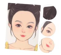 Gatuida Pannello Pratica Face Painting Riutilizzabile in Plastica Robusta con Design Volto Completo per Adulti Tavola per Esercitazioni Trucco Viso Facile da Pulire con Modelli Vari per