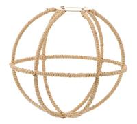 Gatuida Paralume Sospensione Intrecciato Stile Giapponese in Rattan Sintetico Lampada Soffitto Decorativa con Telaio Robusto e Luce Morbida Adatto per Sala da Pranzo e Ambienti Zen