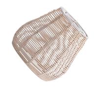 Gatuida Paralume Sostitutivo in Rattan Intrecciato per Lampadario Soffitto Decorativo e Resistente in Ferro per Cucina Bar e Ristorante Atmosfera Calda e Naturale