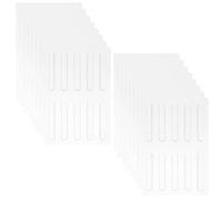 Gatuida Paraurti Trasparenti per Porte e Mobili in PU Autoadesivi Strisce Anticollisione Invisibili per Maniglie Set da 50 Pezzi per Cucina Camera da Letto e Ufficio Protezione Pareti