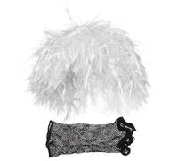 Gatuida Parrucca da scienziato eccentrico, parrucca bianca, accessorio per capelli a tema laboratorio per cosplay, spettacoli teatrali, feste, festival, personaggi