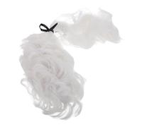 Gatuida Parrucca Giudice Cosplay Realistica per Avvocato Costume Legale Autentico per Feste e Performance Parrucca Morbida e Comoda per Uomo Accessorio Originale per Ruoli Giudiziari