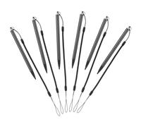 Gatuida Penna Stilo Resistiva in Metallo 6 Pezzi con Cavo Anti-smarrimento per Tablet e Schermi Touch Resistivi, Penna per Disegno e Scrittura Sensibile, Compatibile con Dispositivi