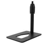 Gatuida per Microfono da Tavolo con Base Rettangolare in Metallo Nero Clip Microfono Design Salvaspazio e Costruzione Robusta per Streaming e Registrazioni