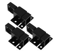 Gatuida Perno di Bloccaggio a Molla in Lega di Alluminio Autobloccante Set da 3 Pezzi per Porte, Finestre e Armadi in Legno, Chiusura Automatica Silenziosa per Cancelli e Capannoni