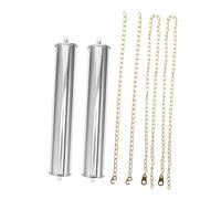 Gatuida Peso in Ferro per Orologio da Parete Pendolo Decorazione Artigianale con Catena e Ganci Accessorio Ricambio Vintage per Orologi Meccanici