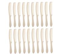 Gatuida Pettine Abs Beige Set da 50 Pezzi, Mini Taglia Portatile per Viaggi, Protegge i Chioma da Nodi e Grovigli, per Uso in Hotel o Salone