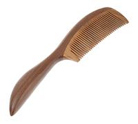Gatuida Pettine Antistatico Legno con Denti per Massaggio Comfortevole e Sicuro per Tutti Tipi Design Compatto e Portatile
