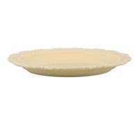Gatuida Piatto di Ceramica Giallo Design a Rilievo, Elegante e Artistico, per Buffet e Uso Domestico in Cucina