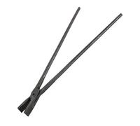 Gatuida Pinze Firewood Forgiate con Impugnatura Lunga Pinza per Raccolta Rifiuti e Barbecue Strumento Resistente per Presa Tronchi e Immondizia