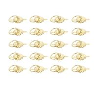 Gatuida Pomelli Multifunzionali e Maniglie per Scatole 30 Pezzi, Maniglie Mini in Metallo Giallo, Accessori per Scatola Regalo e Scatola Imballaggio, Semplice Montaggio e Struttura Solida