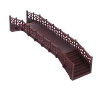 Gatuida Ponte in Miniatura per Esterni Statuette di Ponti Ad Arco in Plastica per Giardino delle Fate Casa delle Bambole Piccolo Ponte Paesaggistico per Micro Paesaggi