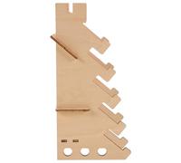 Gatuida Porta skateboard da : da pavimento indipendente a 5 ripiani, organizer per riporre mini longboard, scaffale espositivo per decorazioni per feste e festival.