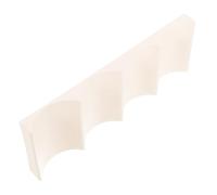 Gatuida Portabottiglie Vino da Banco in Plastica Bianca Organizer Compatto con Base Antiscivolo per Bottiglie Lattine e Barattoli Espositore per Cucina e Frigorifero Supporto Bottiglie