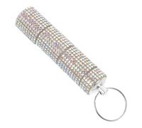 Gatuida Portachiavi Portapillole con Scomparti Organizer Pillole Piccolo Viaggio Contenitore in Metallo con Portachiavi per Vitamine e Accessori