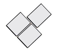 Gatuida Portamenu Trasparente A4 in PVC 3 Pezzi per Ristoranti Bar e Matrimonio Protezione per Menu e Ricette Design Bifacciale