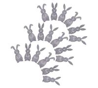 Gatuida Portamonete a Forma di Coniglietto Pasqua Set da 36 Pezzi, Centrotavola Decorativo per Tavola Festa, Fermasoldi Pratico per Sacchetti Regalo e Decorazione Pasquale