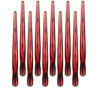 Gatuida Portapenne da Disegno in Legno Rosso 10 Pezzi per Penna a Immersione, Portapennini per Calligrafia e Fumetti, Accessorio per Pittura Artistica Manico Diritto per Artisti