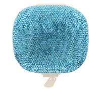 Gatuida Portapillole con Strass 4 Scomparti Tascabile, Custodia Compatta per Medicinali da Viaggio, Scatola per Conservazione Farmaci Personali Resistente e Portatile per Uso Quotidiano