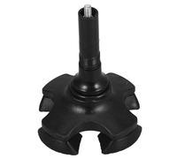 Gatuida Protezione Antiscivolo per Punte Bastoni da Passeggio e Stampelle Base Quadrupla per Sicurezza Anziani Gommini Resistenti Anti-sprofondamento e Assorbimento Urti Facile da