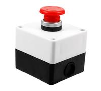 Gatuida Pulsante Momento di Emergenza con Scatola Protettiva Anti-manomissione per Industria Interruttore Sicuro per Taglio Alimentazione per Impianti e Laboratori