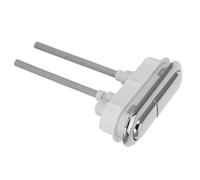 Gatuida Pulsante Wc Scarico in Plastica Resistente con Asta Ricambio Facile da Installare per Serbatoio Standard Sostituzione Affidabile e Durevole