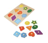Gatuida Puzzle Educativo in Legno per Portatile e Resistente Gioco Abbinamento e Riconoscimento per Attività Genitore Figlio