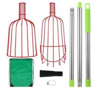 Gatuida Raccolta Frutta Regolabile Cestino Imbottito per Mele Arance Attrezzo da Giardino per Alberi da Frutto Leggero e Duraturo