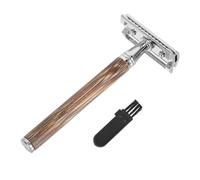 Gatuida Rasoio Manuale D'epoca Portatile Set Rasoio Di Sicurezza Manuale Per La Rasatura Della Barba Uomini Uso Quotidiano Stabile e Antiruggine