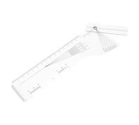 Gatuida Righello PD per occhiali: scala della distanza pupillare per optometrista - strumento di misurazione ottica - misuratore distanziatore oculare per optometrista Dispositivo di regolazione degli