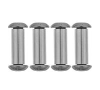 Gatuida Rivetti a Vite Neri per Manici di Coltello Set da 4 Pezzi in Lega Resistente per Fissaggio Stabile, Kit di Riparazione e Sostituzione per Utensili da Cucina e Fabbricazione