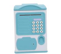 Gatuida Salvadanaio Elettronico per Password e Impronta Digitale Mini Atm Automatico in Plastica Colorata Scatola Risparmio Monete Sicura e Pratica per Domestico e Regalo