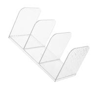 Gatuida Scaffale Documenti Scrivania in Acrilico Multifunzionale Organizer File e Libreria Desktop per Ufficio Studio e Dormitorio Supporto per Libri e