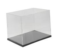 Gatuida Scatola Acrilica Trasparente per Esposizione Modelli Custodia Antipolvere in Materiale Resistente e Spesso Vetrina Impilabile per Collezionismo e Organizzazione